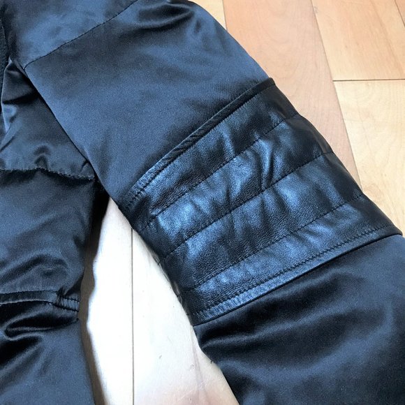 Juicy Couture down puffer with wool and lambskin detail - Picture 8 of 16